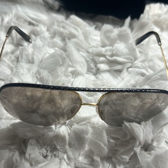 Victoria Beckham 18ct Gold vbs90 c45 sunglasses Black Trim Size 62-13-145 main image 7